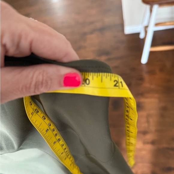 Zella Olive Green Racerback Midi dress, Size Large - Picture 4 of 8